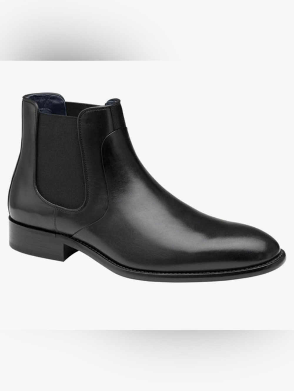 Johnston & Murphy Black Leather Chukka Chelsea Boot Size 9